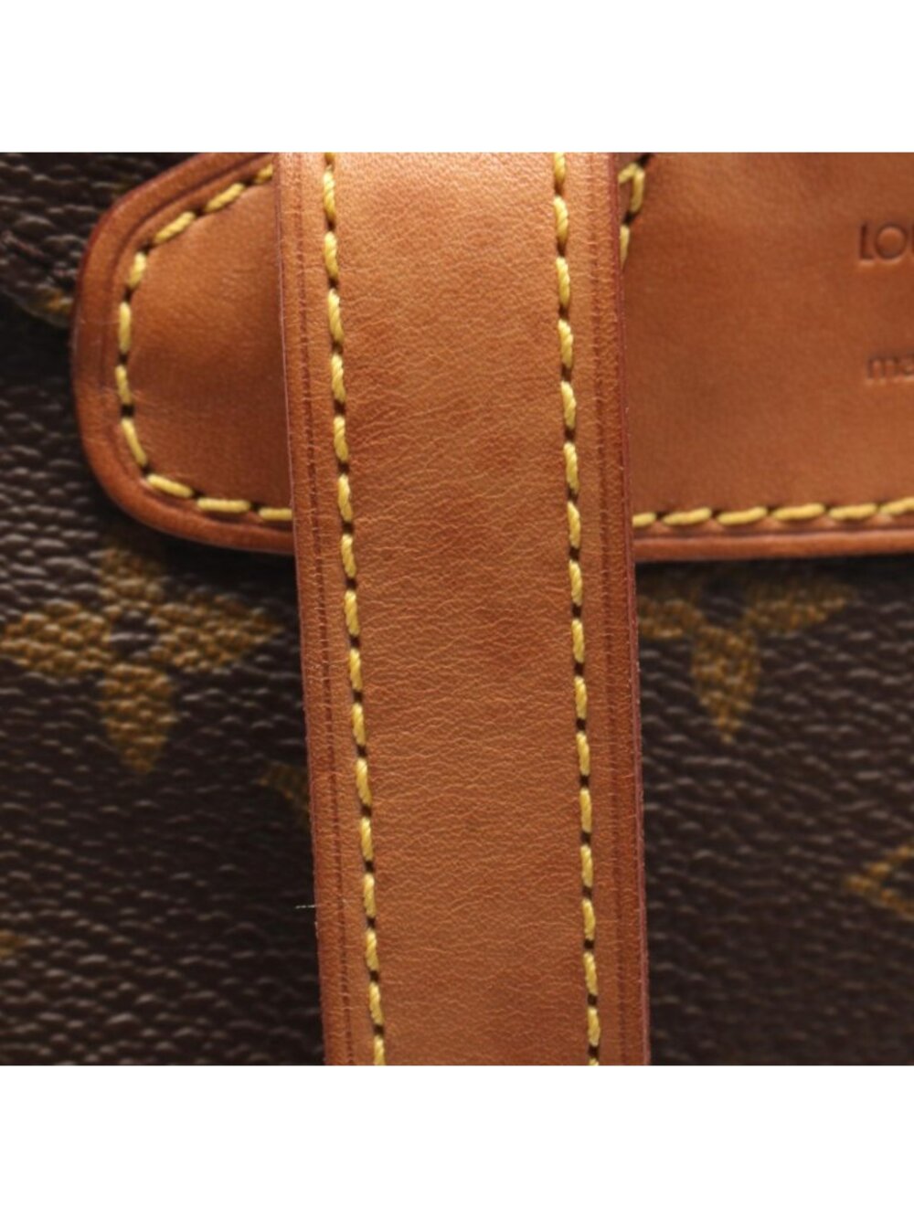 ★SOLD★ Louis Vuitton Backpack Montsouris MM Canvas Leather - Picture 6 of 12